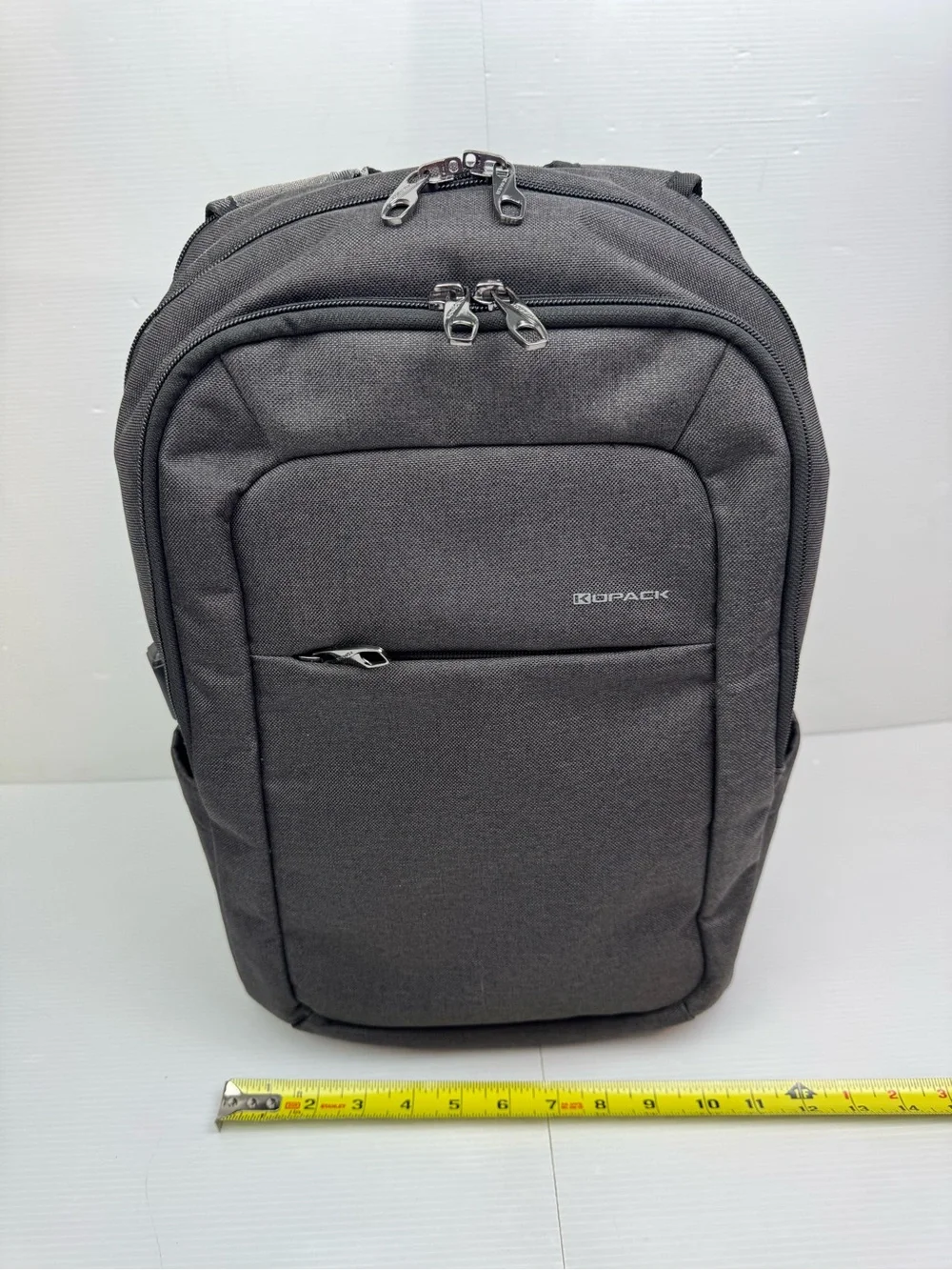 Kopack Laptop Computer Professional Slim Commuter Backpack Dark Gray Padded Bag